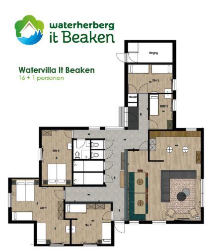 Watervilla It Beaken Heeg Eksteriør bilde